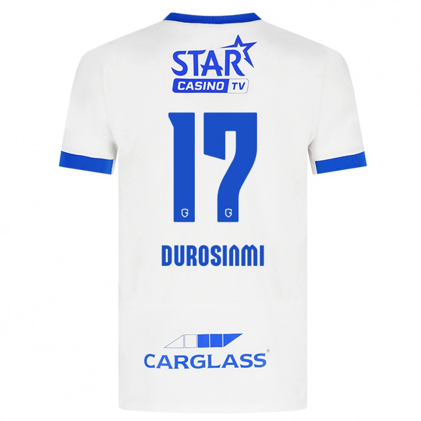 Danxen Dames Rafiu Durosinmi #17 Wit Blauw Uitshirt Uittenue 2026/27 T-Shirt
