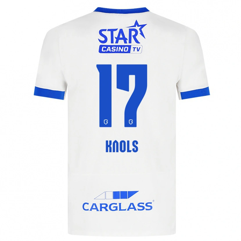 Danxen Dames Myrthe Knols #17 Wit Blauw Uitshirt Uittenue 2026/27 T-Shirt