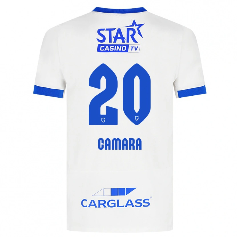 Danxen Dames Ali Camara #20 Wit Blauw Uitshirt Uittenue 2026/27 T-Shirt