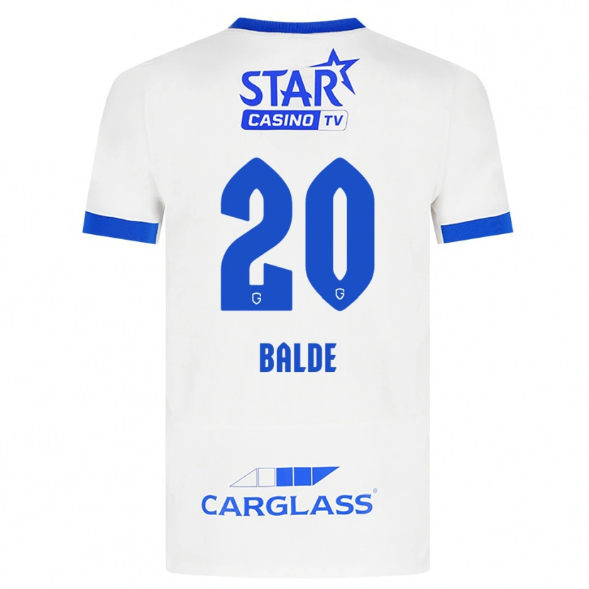 Danxen Dames Thierno Balde #20 Wit Blauw Uitshirt Uittenue 2026/27 T-Shirt