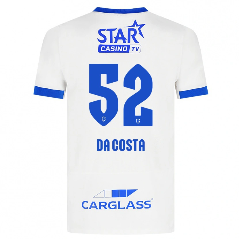 Danxen Dames Wilson Da Costa #52 Wit Blauw Uitshirt Uittenue 2026/27 T-Shirt