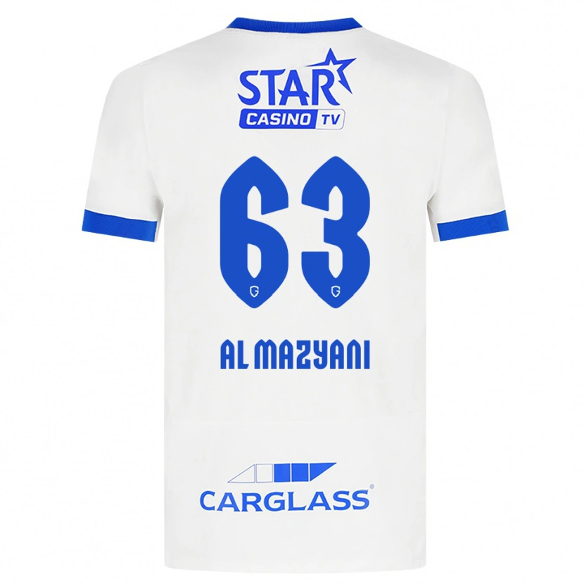 Danxen Dames Faissal Al Mazyani #63 Wit Blauw Uitshirt Uittenue 2026/27 T-Shirt