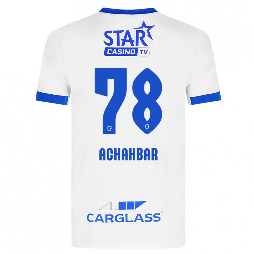 Danxen Dames Kiyan Achahbar #78 Wit Blauw Uitshirt Uittenue 2026/27 T-Shirt