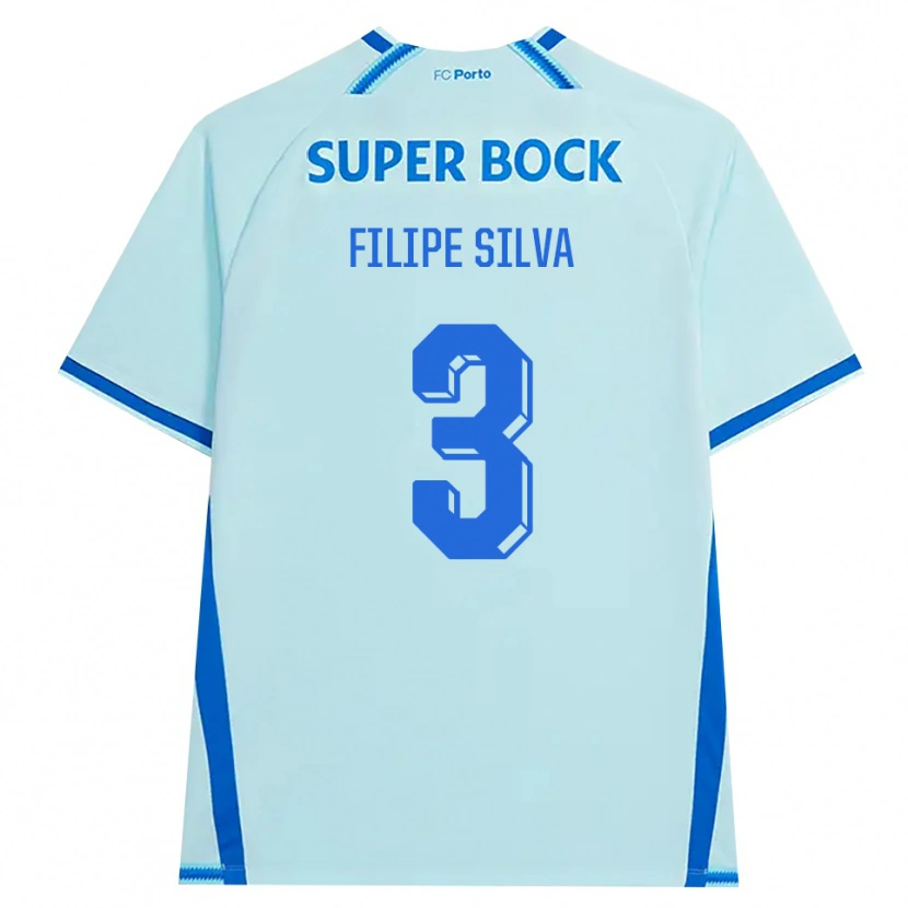Danxen Dames Filipe Silva #3 Licht Hemelsblauw Blauw Thuisshirt Derde Tenue 2026/27 T-Shirt