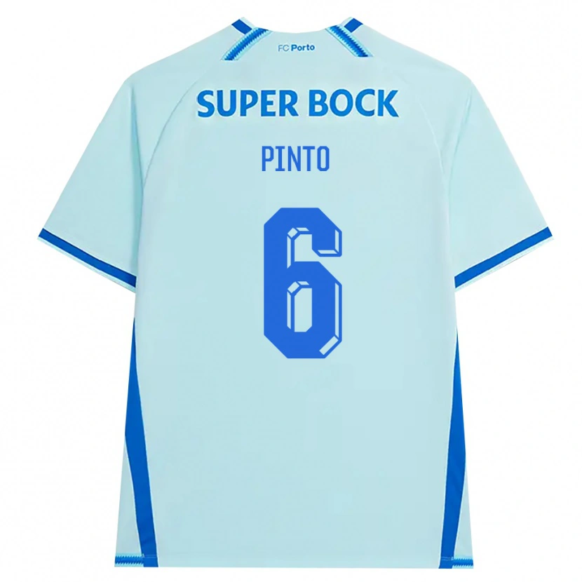 Danxen Dames Gonçalo Pinto #6 Licht Hemelsblauw Blauw Thuisshirt Derde Tenue 2026/27 T-Shirt