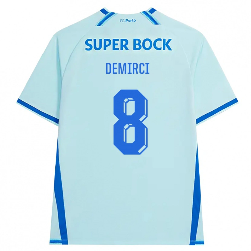 Danxen Dames Rayan Demirci #8 Licht Hemelsblauw Blauw Thuisshirt Derde Tenue 2026/27 T-Shirt