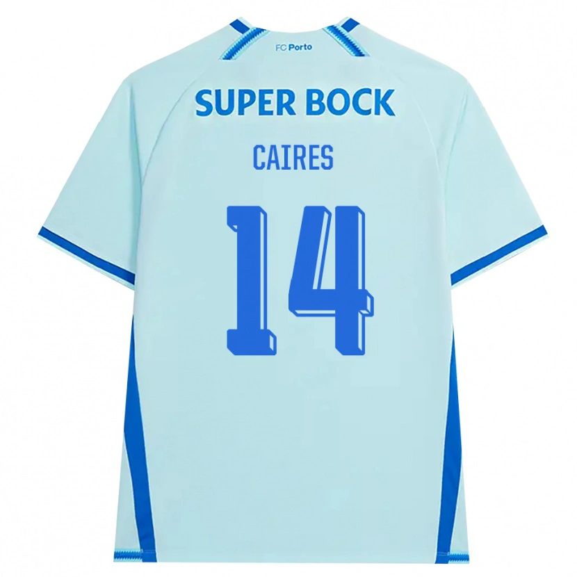 Danxen Dames Tiago Caires #14 Licht Hemelsblauw Blauw Thuisshirt Derde Tenue 2026/27 T-Shirt