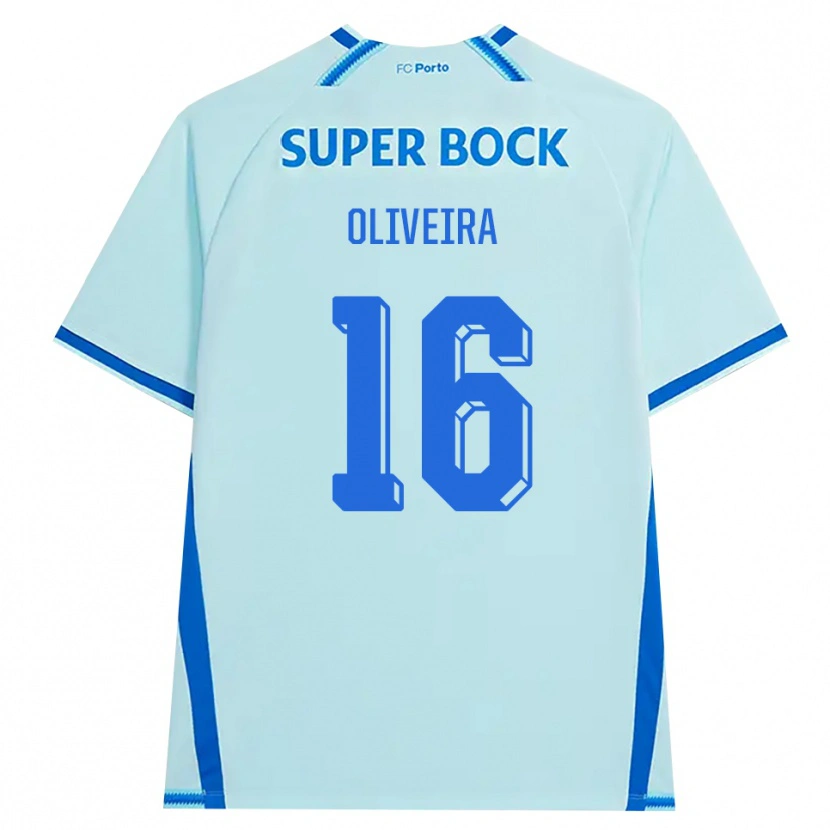 Danxen Dames Gonçalo Oliveira #16 Licht Hemelsblauw Blauw Thuisshirt Derde Tenue 2026/27 T-Shirt