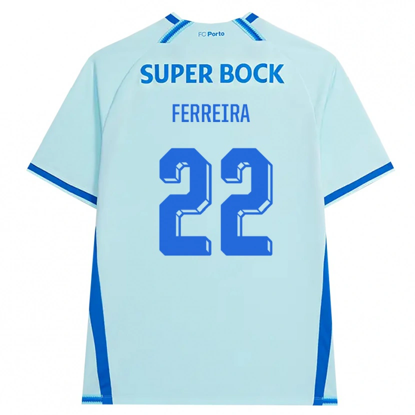 Danxen Dames Joana Ferreira #22 Licht Hemelsblauw Blauw Thuisshirt Derde Tenue 2026/27 T-Shirt