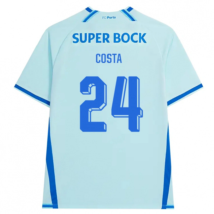 Danxen Dames João Costa #24 Licht Hemelsblauw Blauw Thuisshirt Derde Tenue 2026/27 T-Shirt