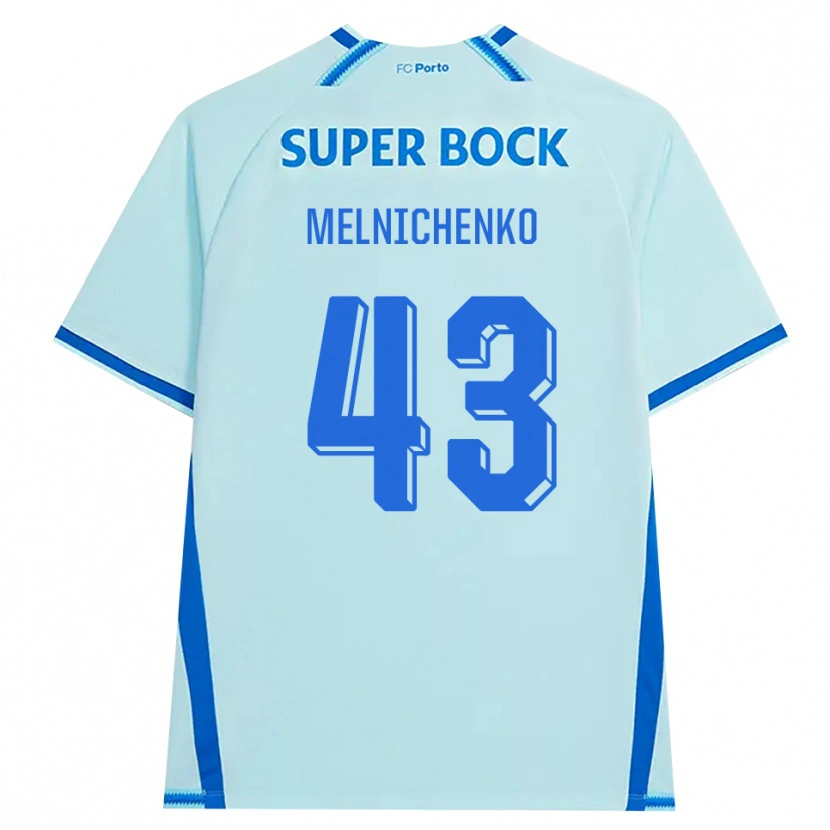 Danxen Dames Trofim Melnichenko #43 Licht Hemelsblauw Blauw Thuisshirt Derde Tenue 2026/27 T-Shirt
