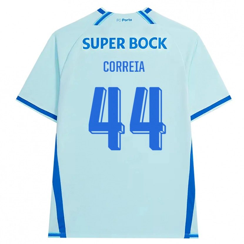 Danxen Dames Romain Correia #44 Licht Hemelsblauw Blauw Thuisshirt Derde Tenue 2026/27 T-Shirt