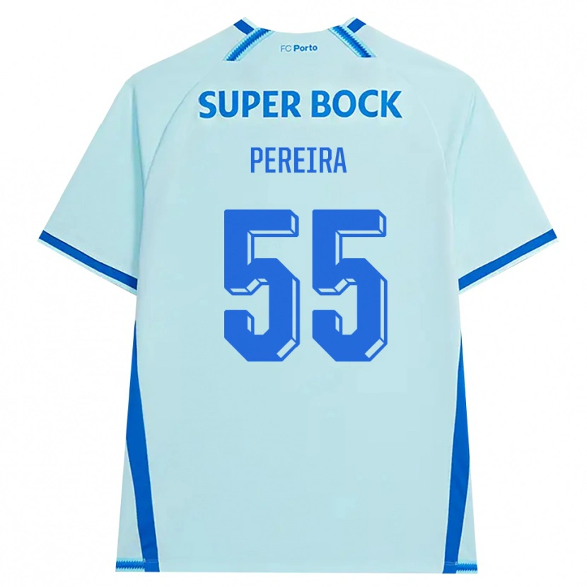 Danxen Dames Yoan Pereira #55 Licht Hemelsblauw Blauw Thuisshirt Derde Tenue 2026/27 T-Shirt