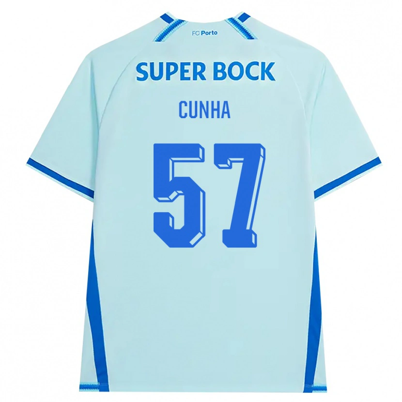 Danxen Dames Duarte Cunha #57 Licht Hemelsblauw Blauw Thuisshirt Derde Tenue 2026/27 T-Shirt