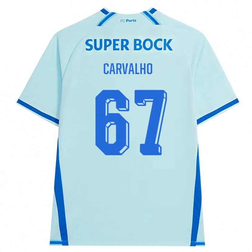 Danxen Dames Guilherme Carvalho #67 Licht Hemelsblauw Blauw Thuisshirt Derde Tenue 2026/27 T-Shirt
