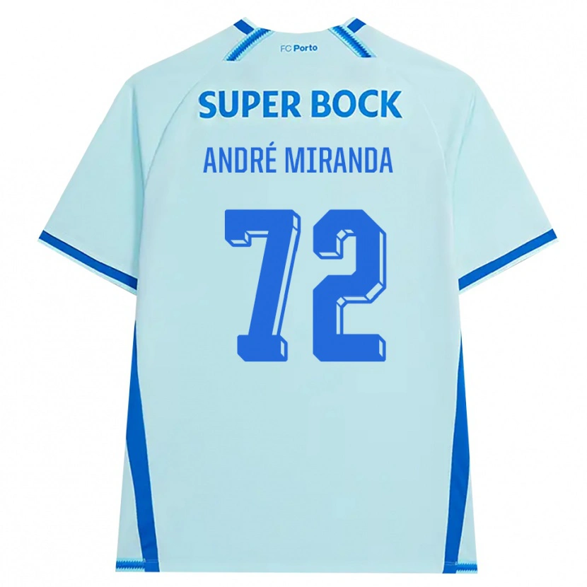 Danxen Dames André Miranda #72 Licht Hemelsblauw Blauw Thuisshirt Derde Tenue 2026/27 T-Shirt