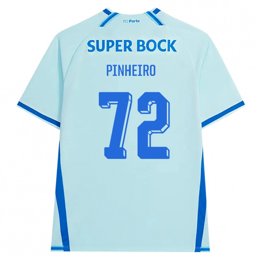 Danxen Dames Rodrigo Pinheiro #72 Licht Hemelsblauw Blauw Thuisshirt Derde Tenue 2026/27 T-Shirt