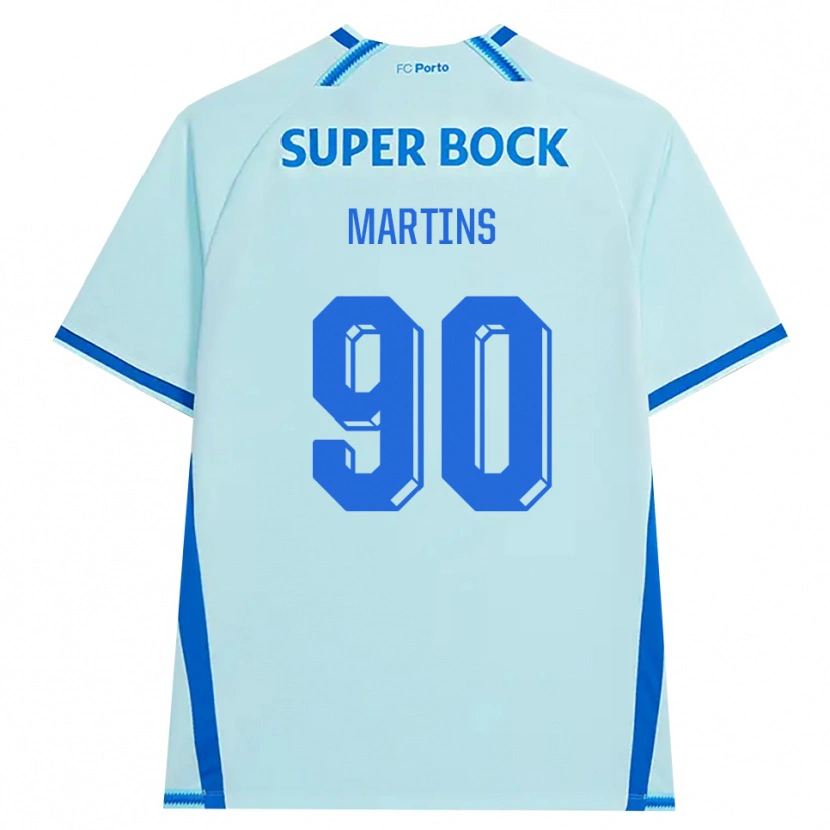 Danxen Dames Gil Martins #90 Licht Hemelsblauw Blauw Thuisshirt Derde Tenue 2026/27 T-Shirt