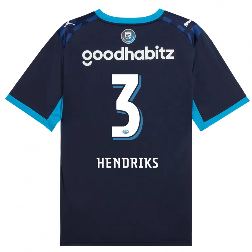 Danxen Dames Gwyneth Hendriks #3 Hemelsblauw Koninklijkblauw Thuisshirt Derde Tenue 2026/27 T-Shirt