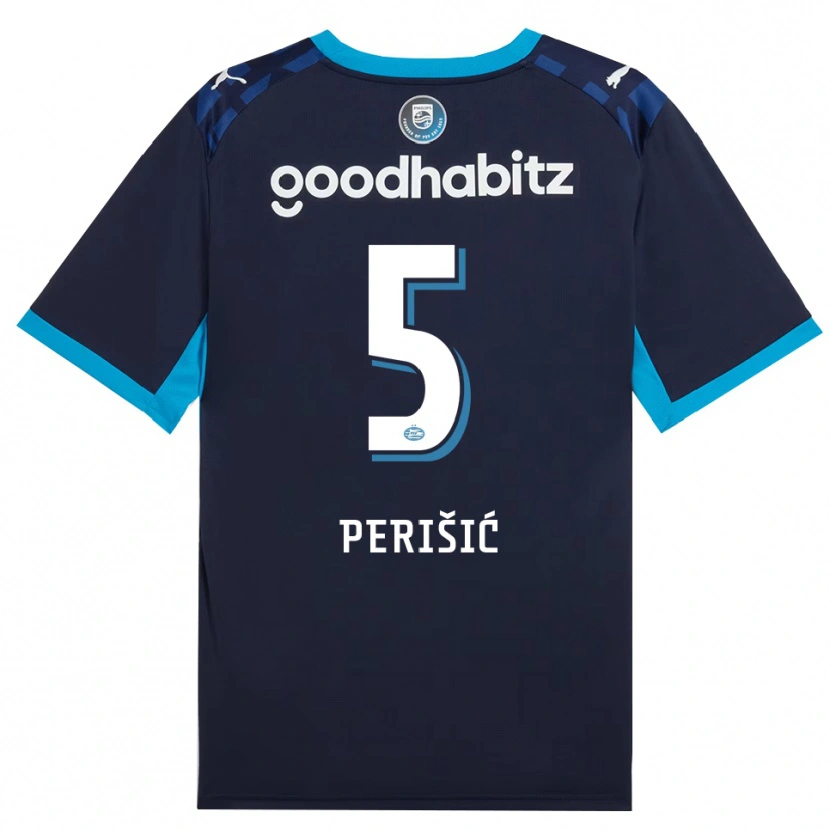 Danxen Dames Ivan Perišić #5 Hemelsblauw Koninklijkblauw Thuisshirt Derde Tenue 2026/27 T-Shirt
