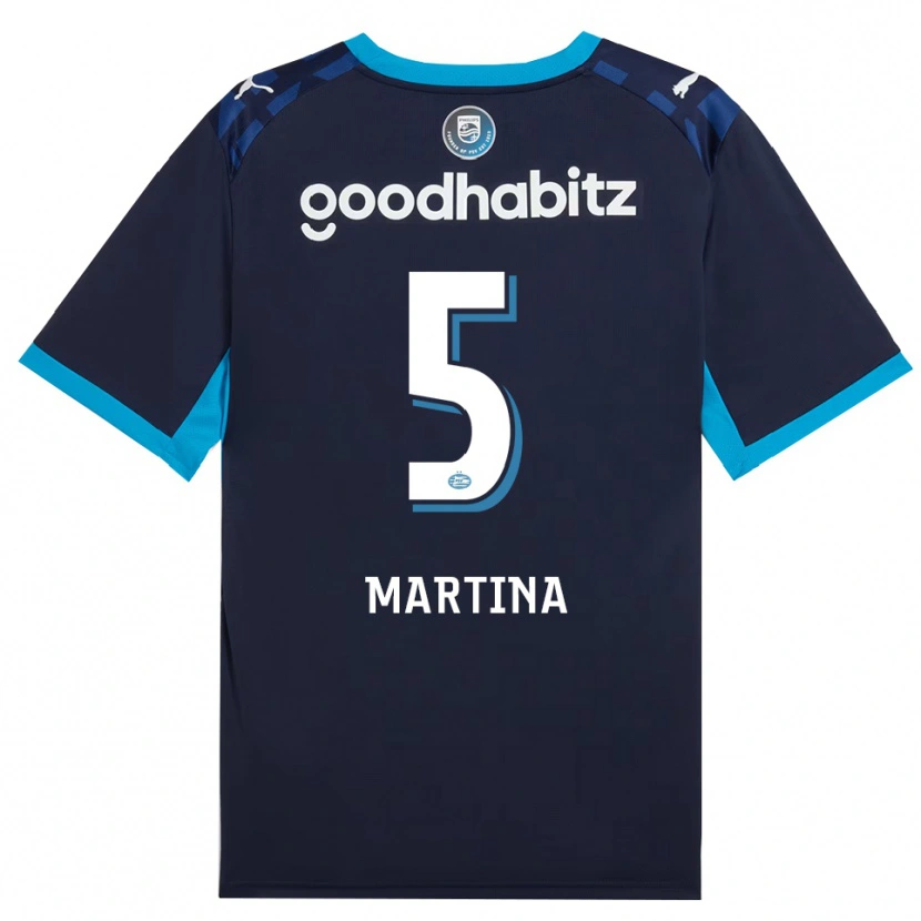 Danxen Dames Jorvimar Martina #5 Hemelsblauw Koninklijkblauw Thuisshirt Derde Tenue 2026/27 T-Shirt