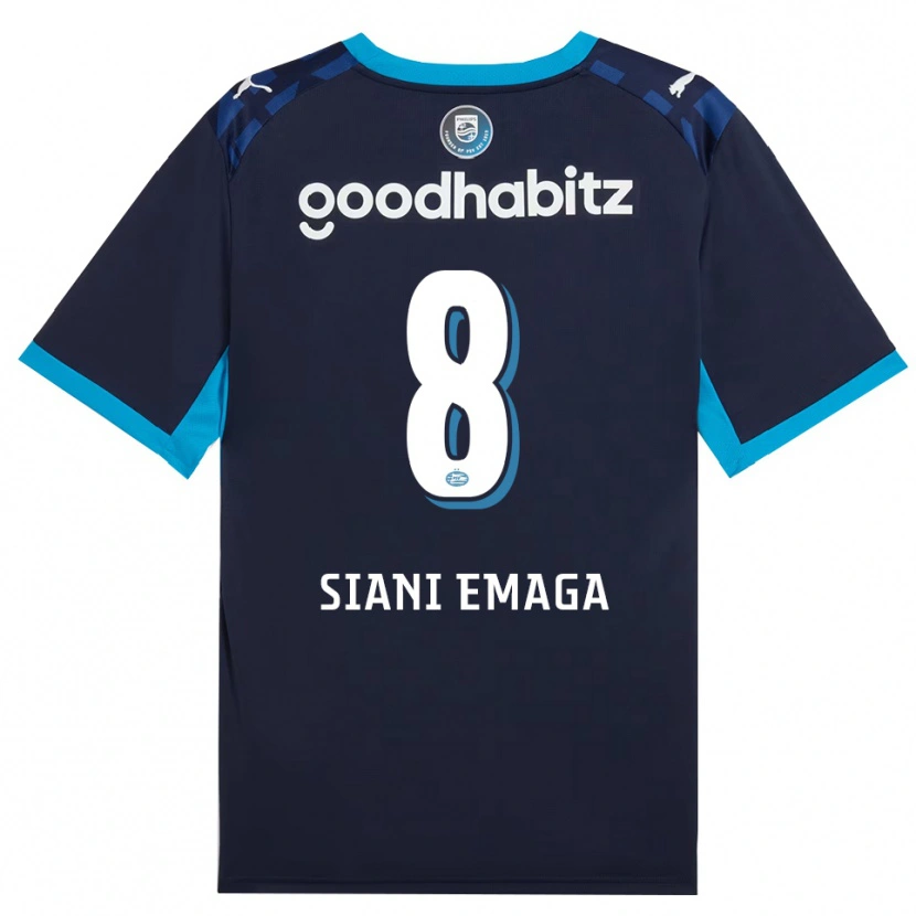 Danxen Dames Ezechiel Siani Emaga #8 Hemelsblauw Koninklijkblauw Thuisshirt Derde Tenue 2026/27 T-Shirt