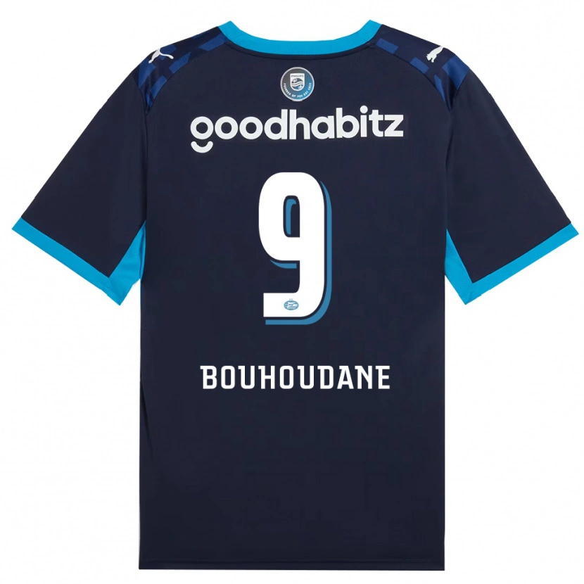 Danxen Dames Sami Bouhoudane #9 Hemelsblauw Koninklijkblauw Thuisshirt Derde Tenue 2026/27 T-Shirt