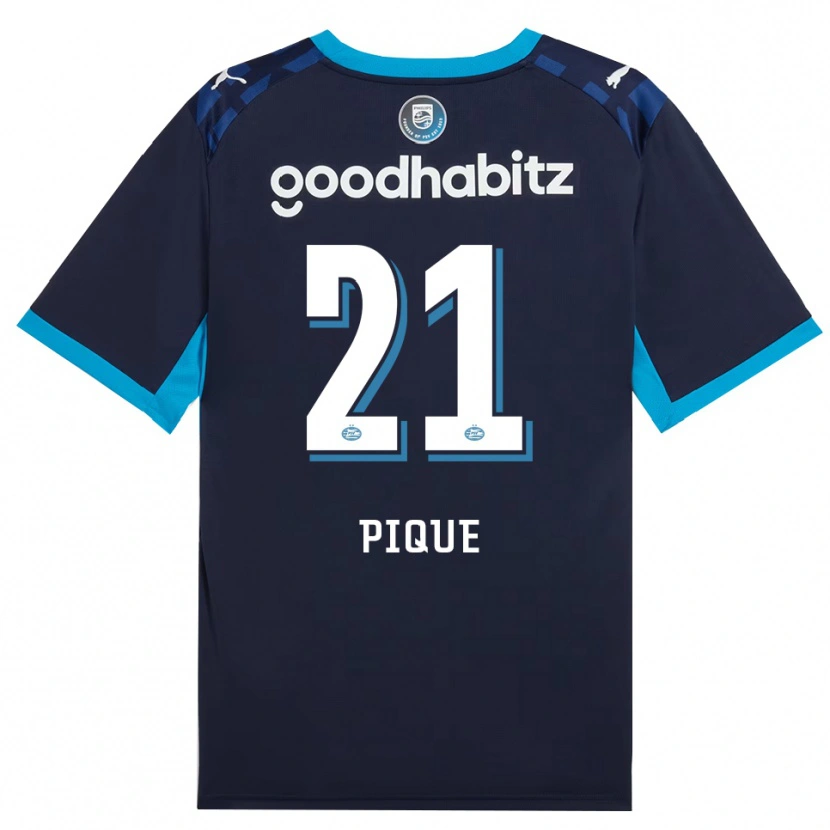 Danxen Dames Naomi Piqué #21 Hemelsblauw Koninklijkblauw Thuisshirt Derde Tenue 2026/27 T-Shirt