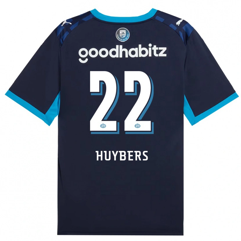 Danxen Dames Quinten Huybers #22 Hemelsblauw Koninklijkblauw Thuisshirt Derde Tenue 2026/27 T-Shirt