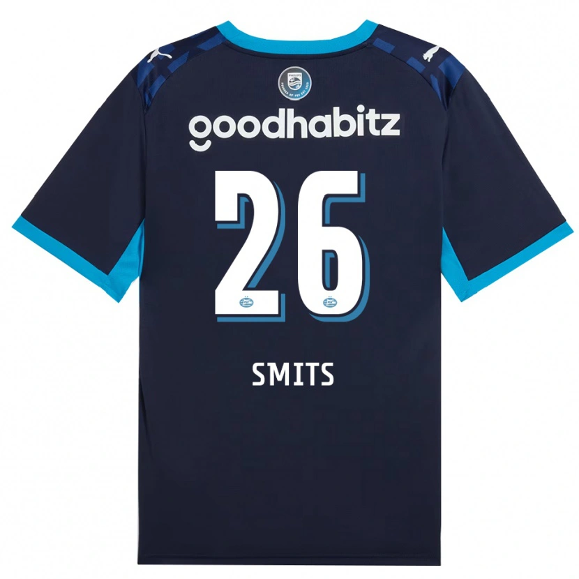 Danxen Dames Eef Smits #26 Hemelsblauw Koninklijkblauw Thuisshirt Derde Tenue 2026/27 T-Shirt