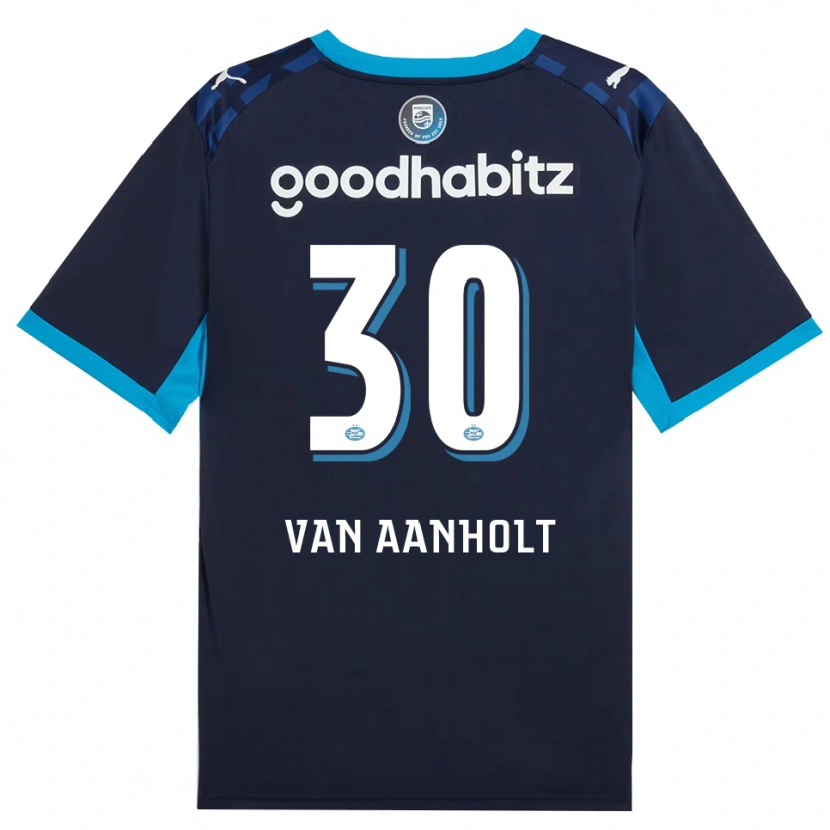 Danxen Dames Patrick Van Aanholt #30 Hemelsblauw Koninklijkblauw Thuisshirt Derde Tenue 2026/27 T-Shirt