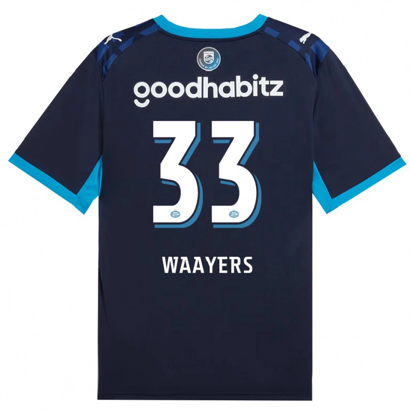 Danxen Dames Eus Waayers #33 Hemelsblauw Koninklijkblauw Thuisshirt Derde Tenue 2026/27 T-Shirt