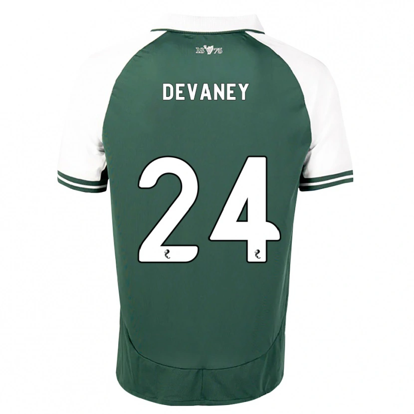 Danxen Dames Jacob Devaney #24 Zeegroen Wit Thuisshirt Thuistenue 2026/27 T-Shirt