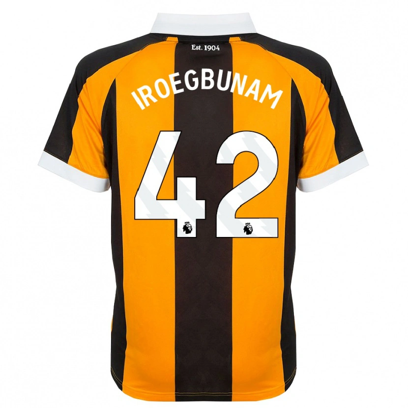 Danxen Dames Tim Iroegbunam #42 Oranje Zwart Wit Thuisshirt Thuistenue 2026/27 T-Shirt