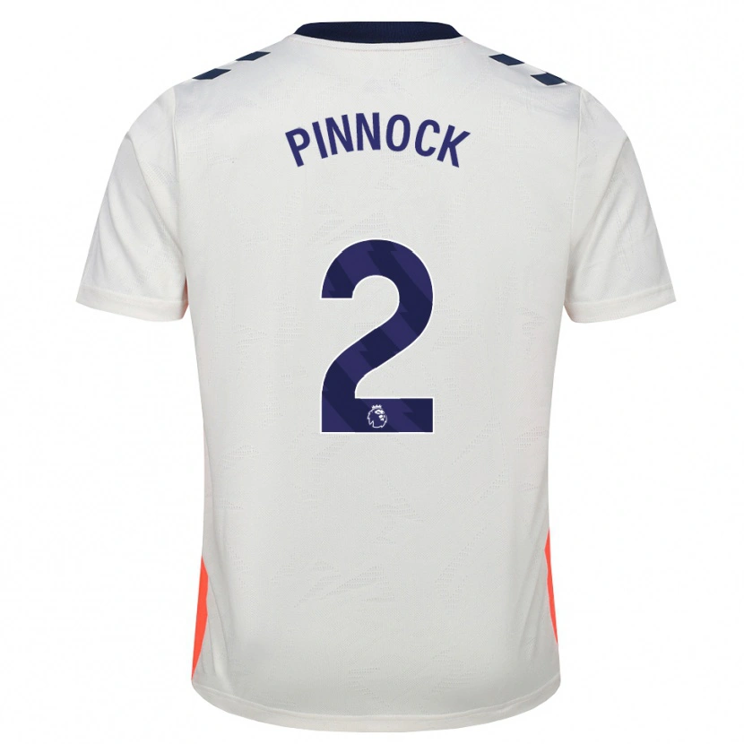 Danxen Dames Ethan Pinnock #2 Wit Oranje Koninklijk Blauw Uitshirt Uittenue 2026/27 T-Shirt