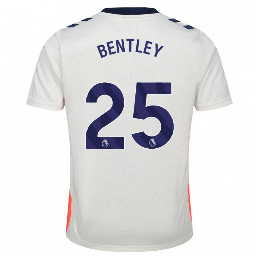 Danxen Dames Daniel Bentley #25 Wit Oranje Koninklijk Blauw Uitshirt Uittenue 2026/27 T-Shirt