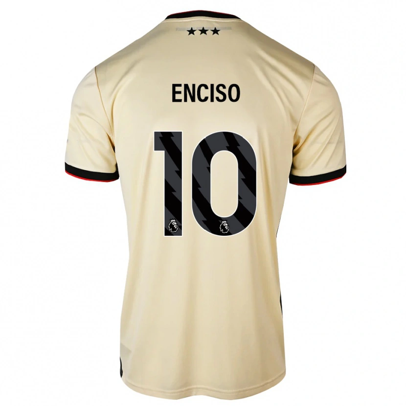 Danxen Dames Julio Enciso #10 Lemonchiffon Zwart Rood Uitshirt Uittenue 2026/27 T-Shirt