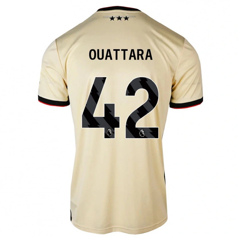 Danxen Dames Abdoul Ouattara #42 Lemonchiffon Zwart Rood Uitshirt Uittenue 2026/27 T-Shirt