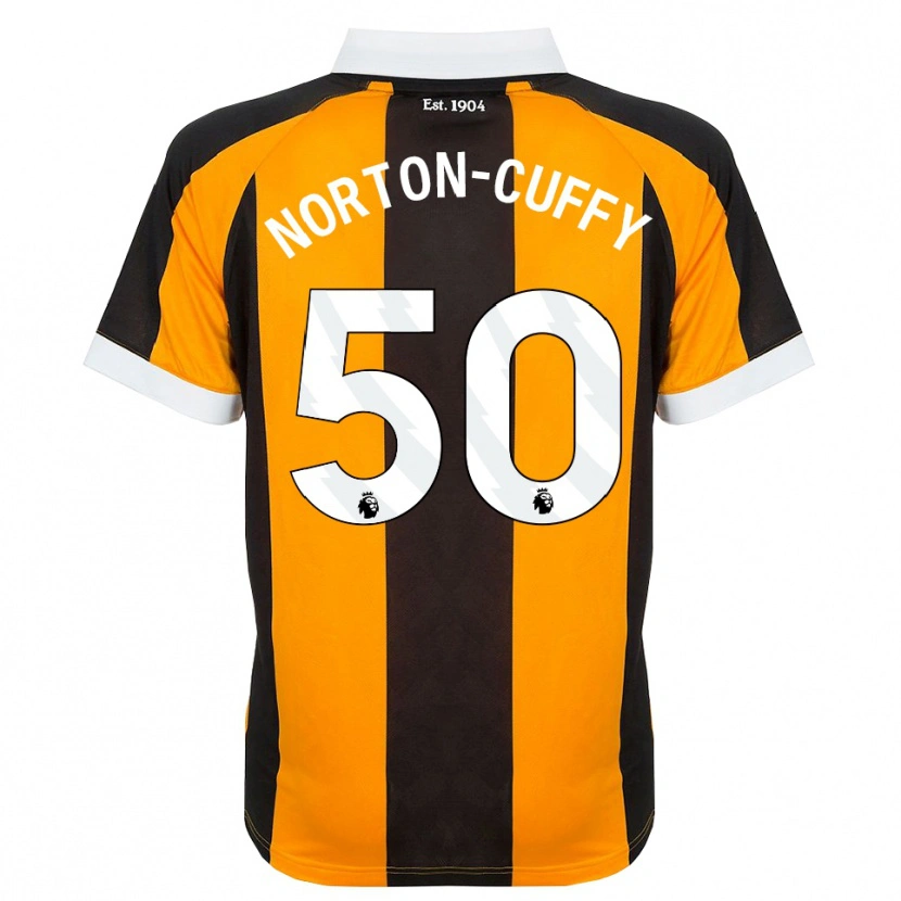 Danxen Dames Brooke Norton-Cuffy #50 Oranje Zwart Wit Thuisshirt Thuistenue 2026/27 T-Shirt