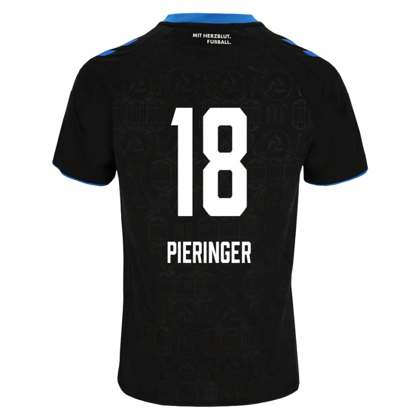 Danxen Dames Marvin Pieringer #18 Zwart Wit Rood Thuisshirt Thuistenue 2026/27 T-Shirt