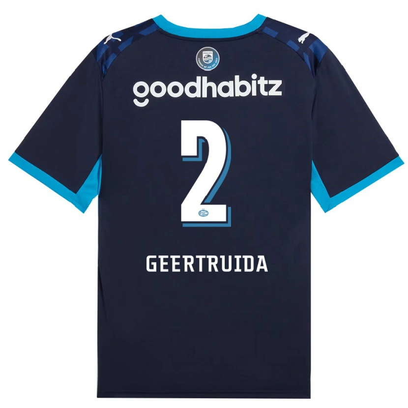Danxen Dames Lutsharel Geertruida #2 Hemelsblauw Koninklijkblauw Thuisshirt Derde Tenue 2026/27 T-Shirt