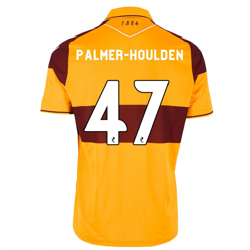 Danxen Dames Seb Palmer-Houlden #47 Kastanjebruin Oranje Thuisshirt Thuistenue 2026/27 T-Shirt