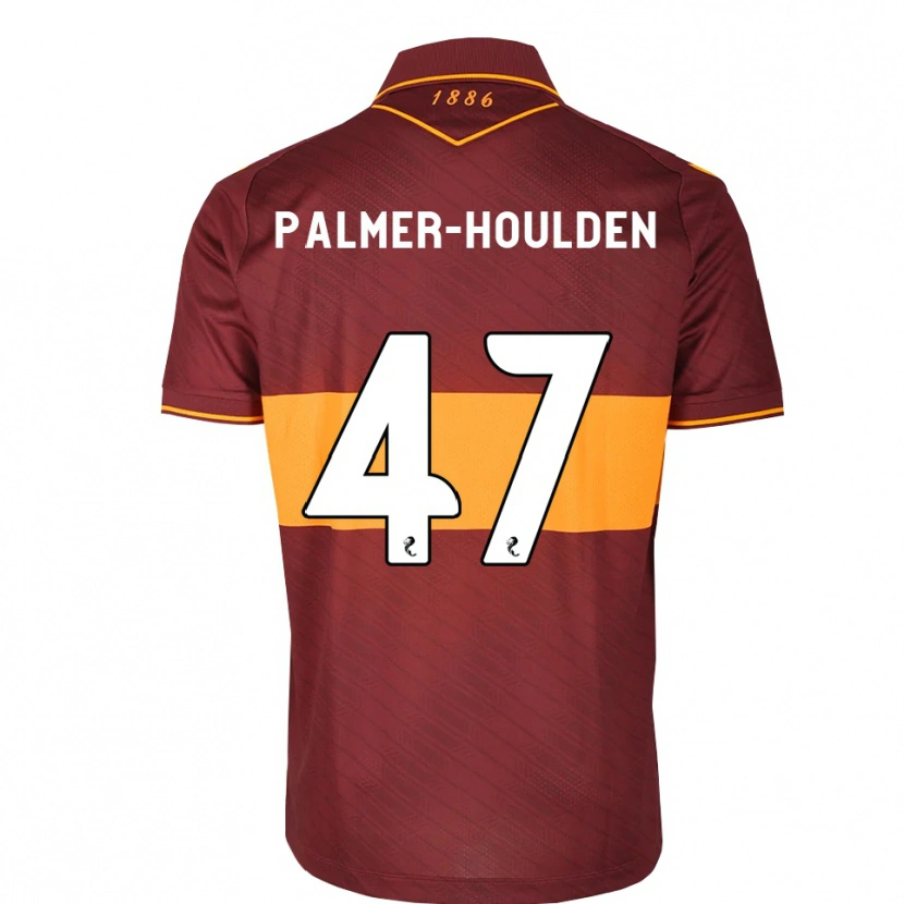 Danxen Dames Seb Palmer-Houlden #47 Oranje Kastanjebruin Uitshirt Uittenue 2026/27 T-Shirt