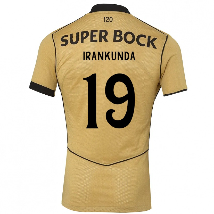Danxen Dames Nestory Irankunda #19 Goudgeelzwart Uitshirt Uittenue 2026/27 T-Shirt