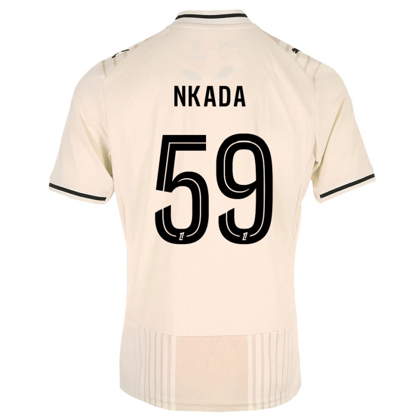 Danxen Dames Timothé Nkada #59 Oldlace Zwart Antiquewhite Uitshirt Uittenue 2026/27 T-Shirt
