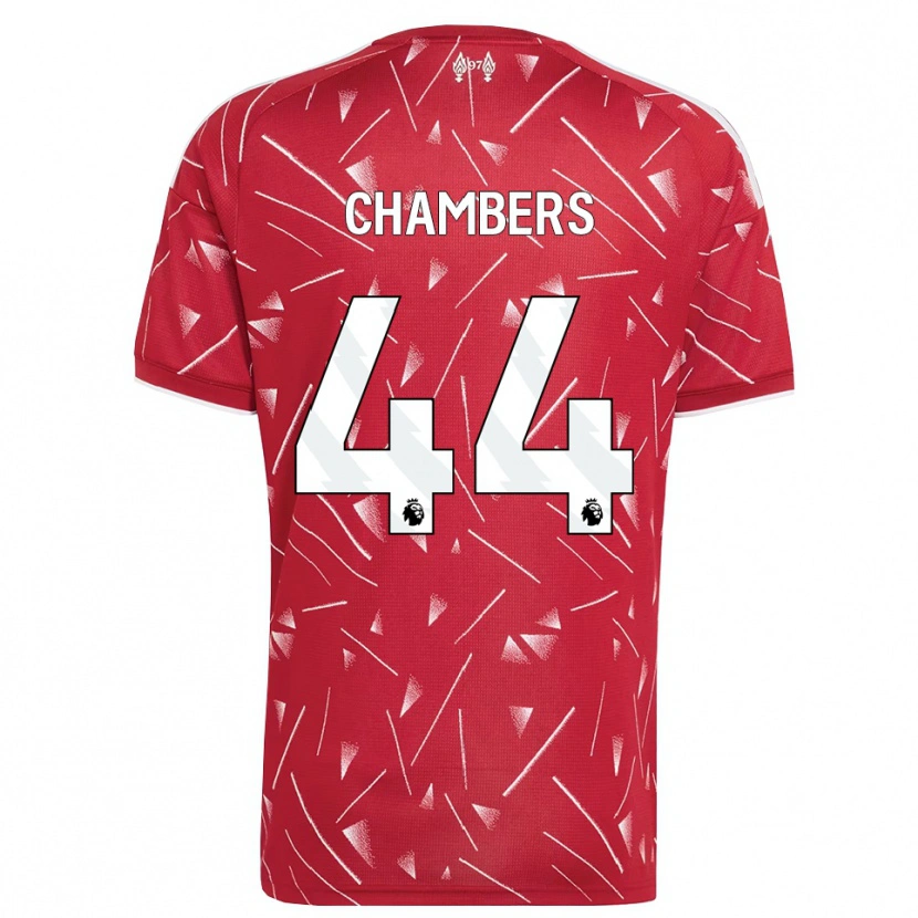 Danxen Kinderen Luke Chambers #44 Wit Rood Thuisshirt Thuistenue 2026/27 T-Shirt