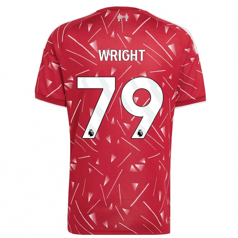 Danxen Kinderen Will Wright #79 Wit Rood Thuisshirt Thuistenue 2026/27 T-Shirt