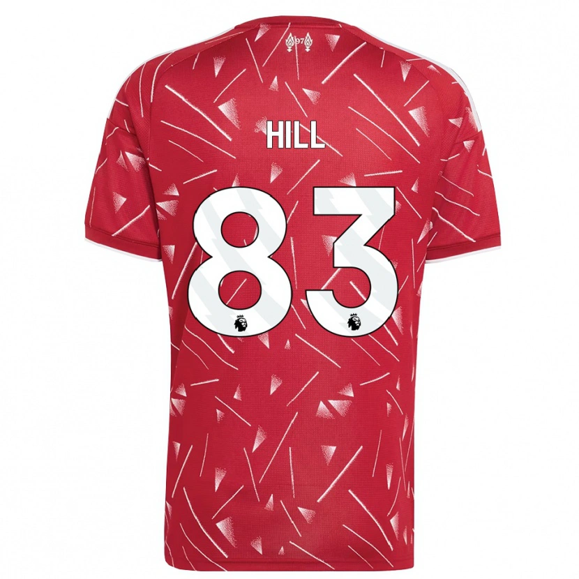 Danxen Kinderen Thomas Hill #83 Wit Rood Thuisshirt Thuistenue 2026/27 T-Shirt