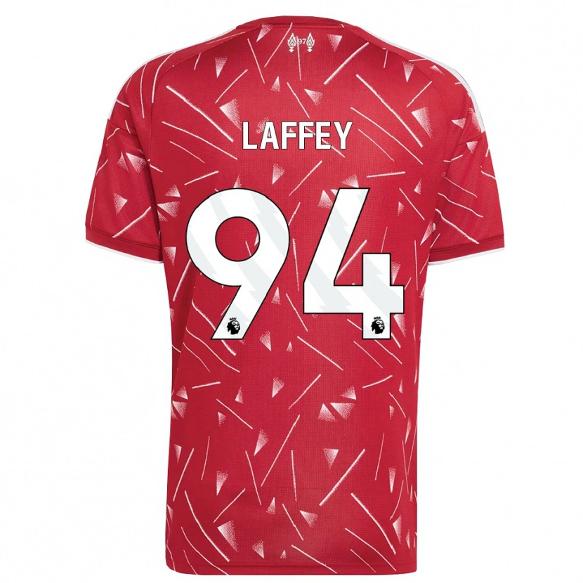 Danxen Kinderen Michael Laffey #94 Wit Rood Thuisshirt Thuistenue 2026/27 T-Shirt