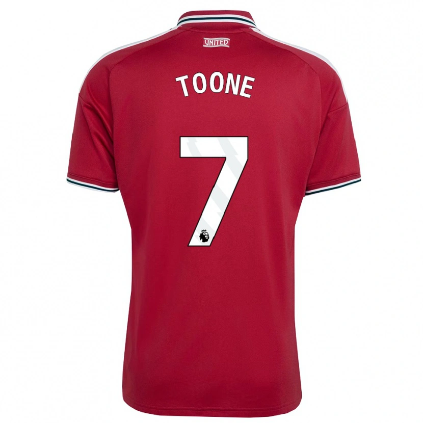 Danxen Kinderen Ella Toone #7 Rood Geel Wit Thuisshirt Thuistenue 2026/27 T-Shirt